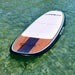 CMP Cruiser Wood Stand Up Paddleboard front angle view in water