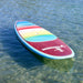 FUNKY SUPS Tutti Frutti Stand Up Paddle Board Package front angle view in water