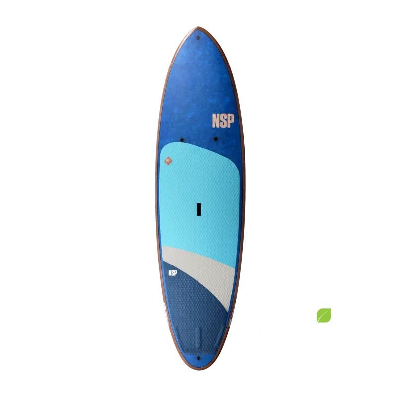 NSP Allrounder CocoFlax SUP Flax Blue deck view