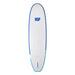 NSP Cruise Elements Stand Up Paddle Board White Squash Tail Bottom view "NSP" logo