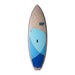 NSP DC Surf SUP Wide CocoFlax Stand Up Paddle Board "NSP" logo Centre Ledge Handle Blue EVA Thermoformed Deck Kick Tail Leash Plug