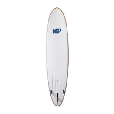 NSP DC Super X 2022 Surf Stand Up Paddle Board Bottom view "NSP" logo