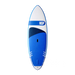 NSP DC Surf Elements Stand Up Paddle Board Wide-bodied Deck Blue/White "NSP" logo