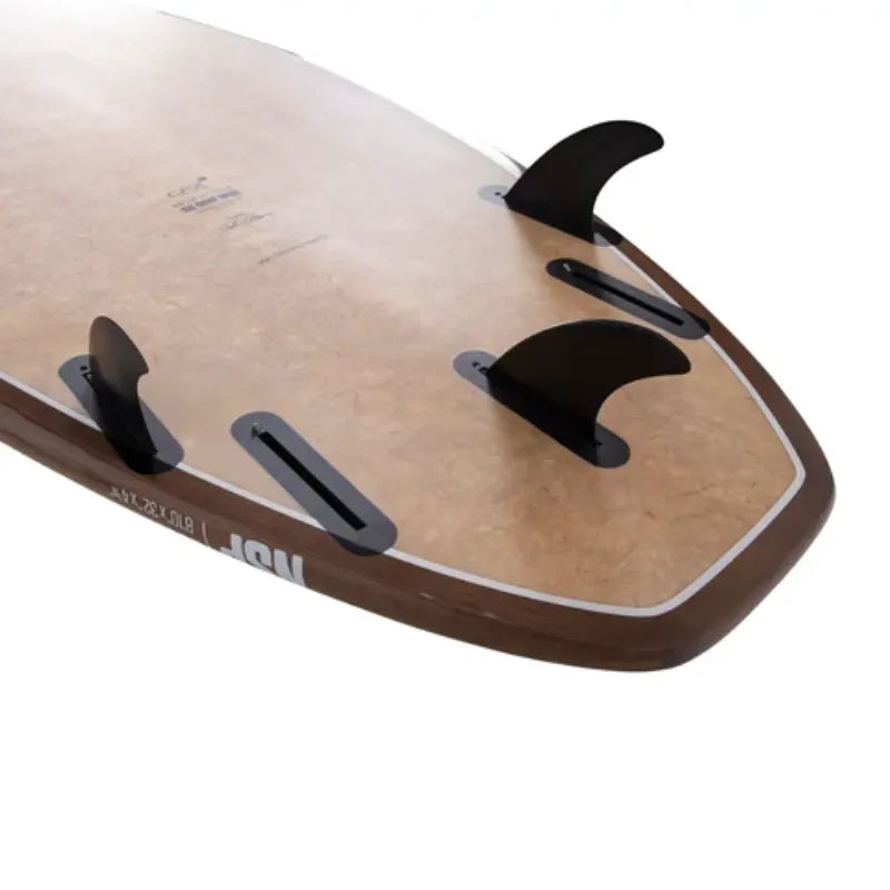 NSP DC Surf SUP Wide CocoFlax Stand Up Paddle Board Bottom Square Tail 5 Fin Box