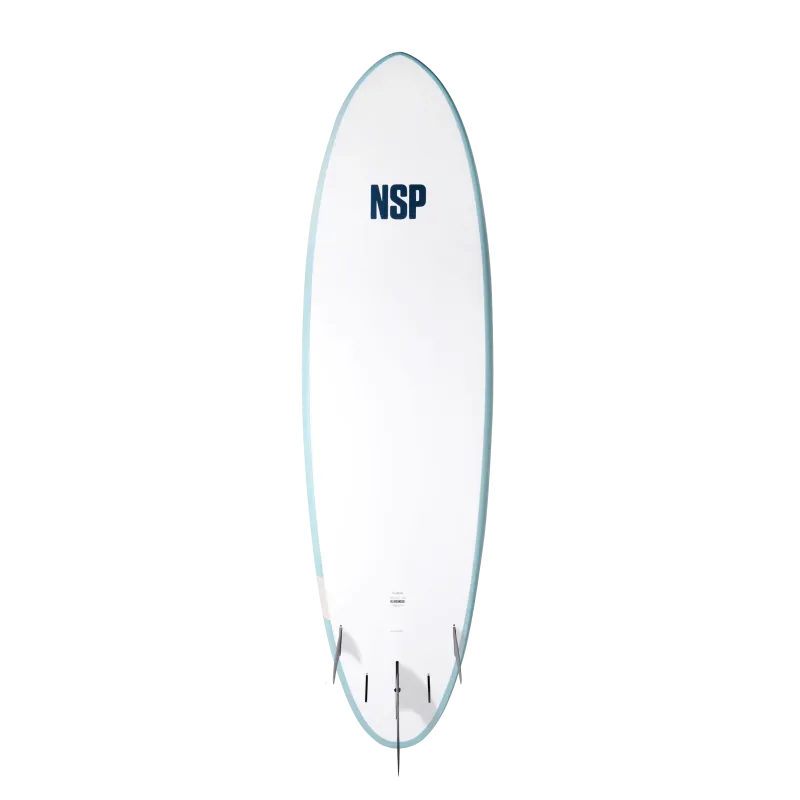 NSP Elements Allrounder Stand Up Paddle Board Aqua Bottom 5 fin box