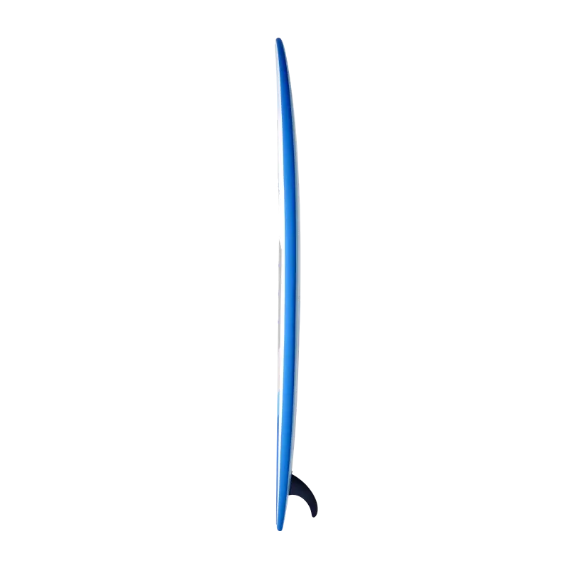 NSP HIT Cruiser Stand Up Paddle Board Blue Rail side view