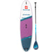 RED PADDLE Ride 9'8" iSUP Purple SE Hybrid Tough Paddle Blue 