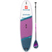 RED PADDLE Ride 9'8" iSUP Purple SE hybrid tough Paddle Purple