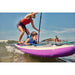 RED PADDLE Ride 10'8" iSUP Purple SE paddler and passenger