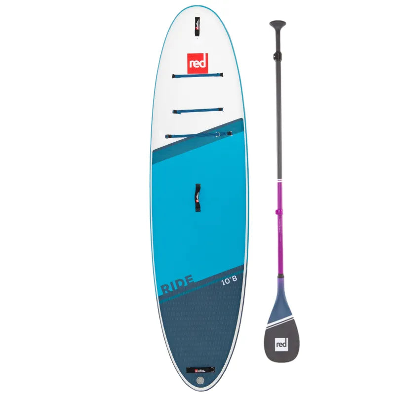 RED PADDLE Ride 10'8" iSUP Blue Hybrid Paddle Purple