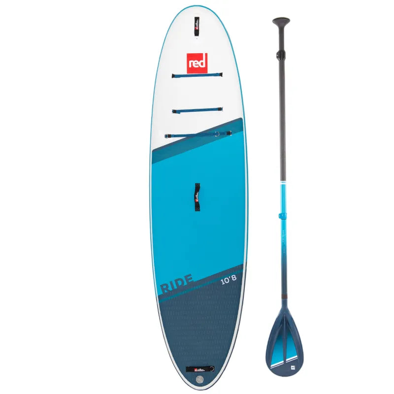 RED PADDLE Ride 10'8" iSUP Blue Tough Hybrid Paddle Blue