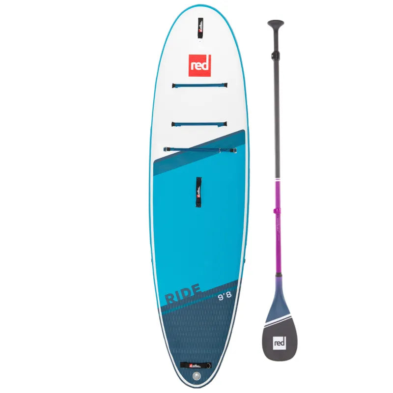 RED PADDLE Ride 9'8" iSUP Blue Hybrid Paddle Purple