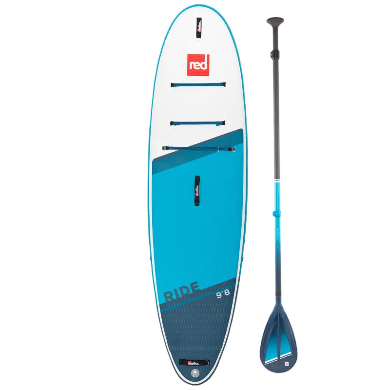 RED PADDLE Ride 9'8" iSUP Blue Tough Hybrid Paddle Blue