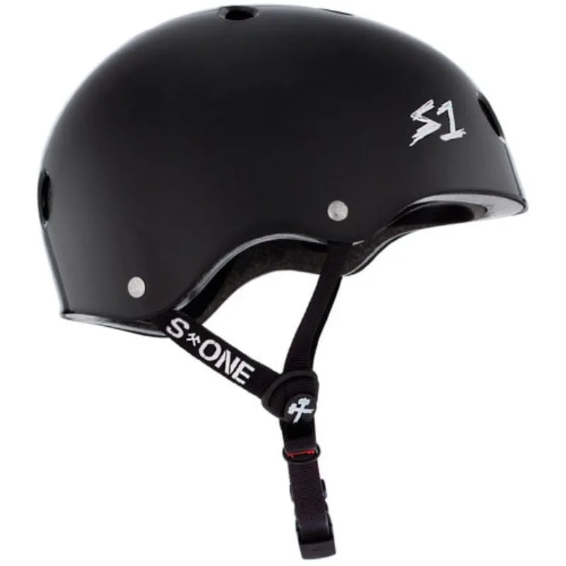 S-One Helmet Lifer in Black Matte right side view