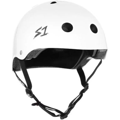 S-ONE HELMET Lifer White Gloss right front view