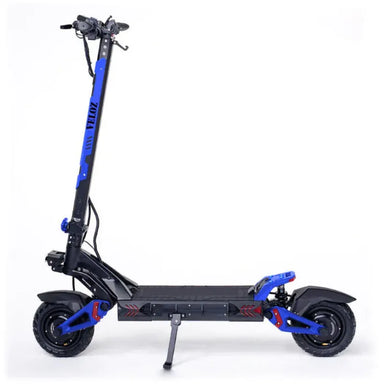 VELOZ GT Pro Runner Dual Motor 3200W Sport Mode Electric Scooter in Blue left side view