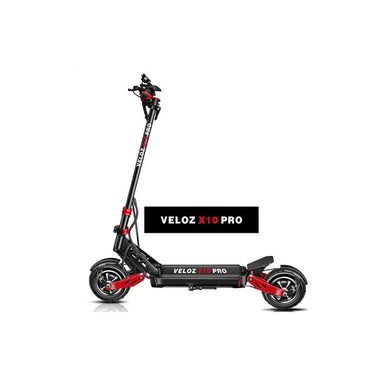VELOZ X10 PRO Dual Motor 2400W All Terrain Electric Scooter side view