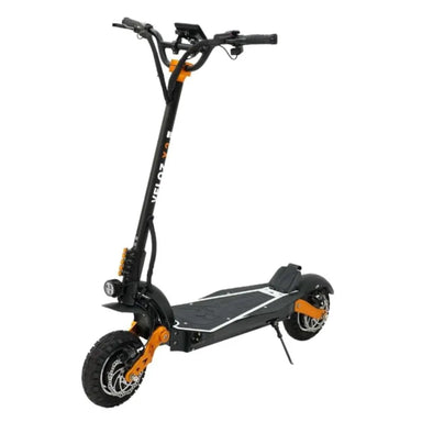 VELOZ X2 Dual Motor 2400W Electric Scooter Orange left front angle view