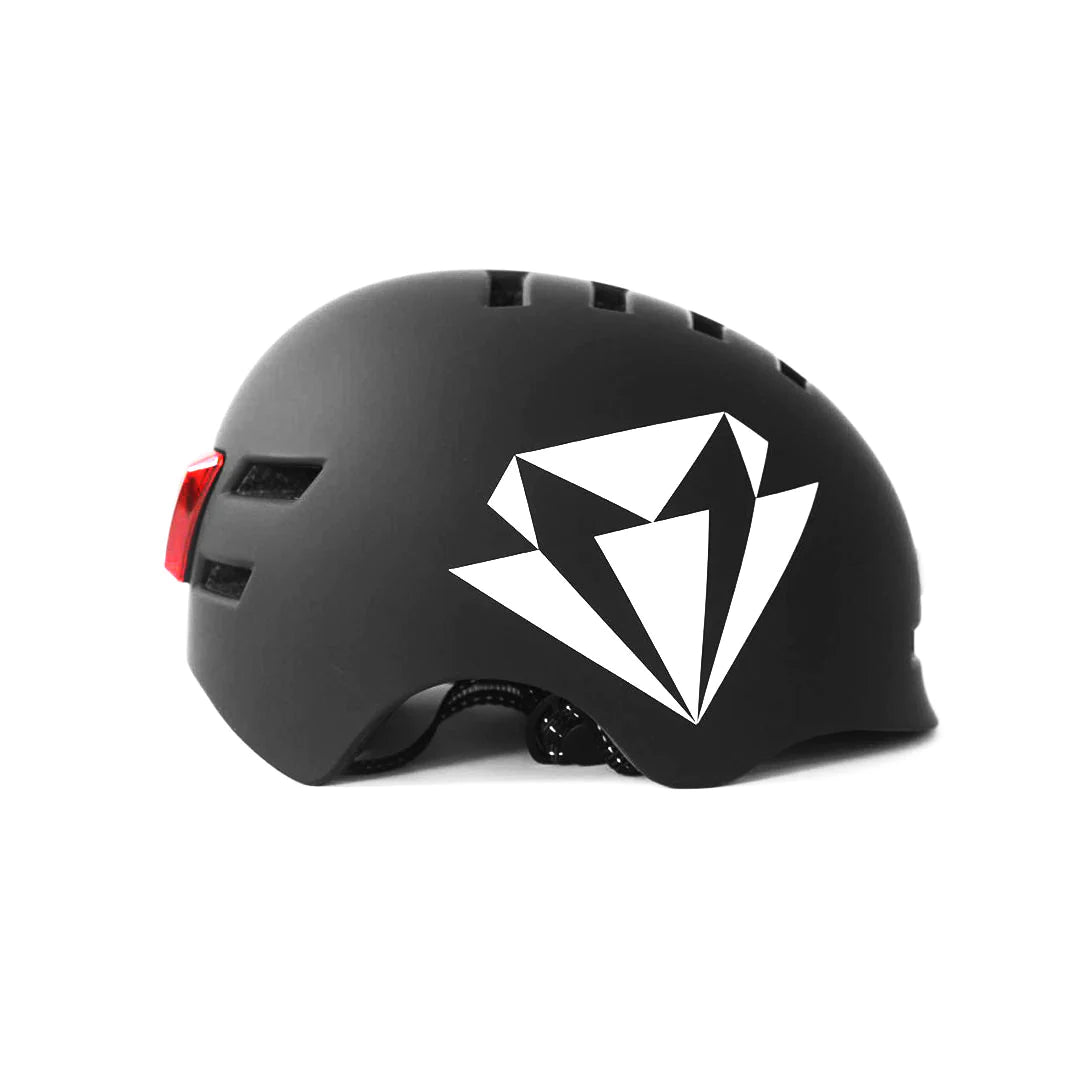 VIPPA Diamond LED Helmet Black right VIPPA logo