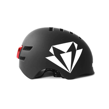 VIPPA Diamond LED Helmet Black right VIPPA logo