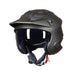 VIPPA Scorpion ILM Helmet Black half Helmet front angle voew